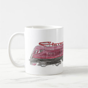 Railjet tåg mugg