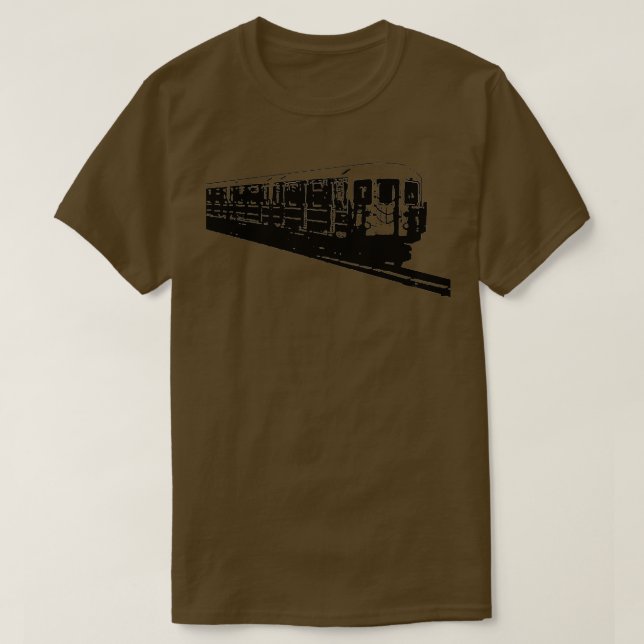 RAILROAD CAR T SHIRT (Design framsida)
