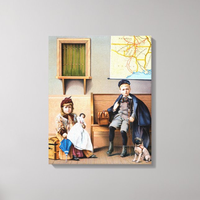 RAILROAD POSTER, 1898 CANVASTRYCK (Framsida)