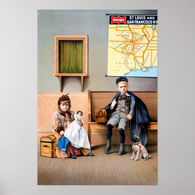 RAILROAD POSTER, 1898 POSTER (Framsidan)