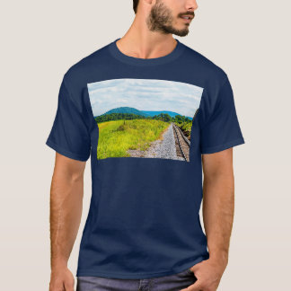 Railroad Tracks and Mountains in Gettysburg PA T Shirt