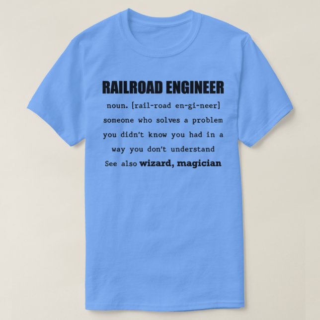 RailroadEngineer någon som löser ett problem du sk T Shirt (Design framsida)