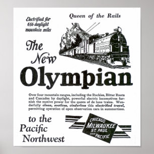 Rails drottning - Nya Olympiska spelen 1929 Poster