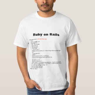 rails new T-shirts (Ruby on Rails)
