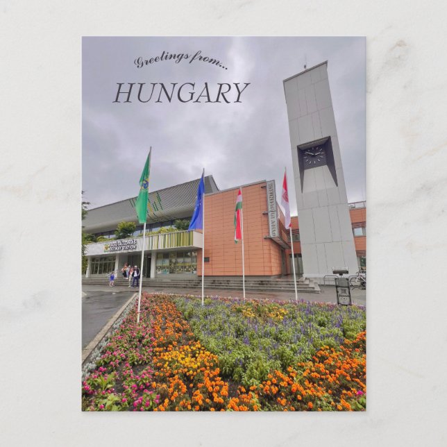 Railway Station in Sopron Hungary Vykort (Framsida)