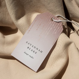 Rain Anpassningsbar Business eller Boutique-Märkr Presentetikett