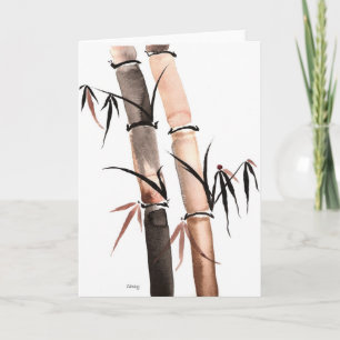 Rain Bamboo Card Kort