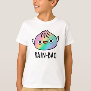 Rain-bao Funny Rainbow Dimsum Bao Pun T Shirt