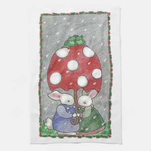 Rain Bunnies tetowel Kökshandduk