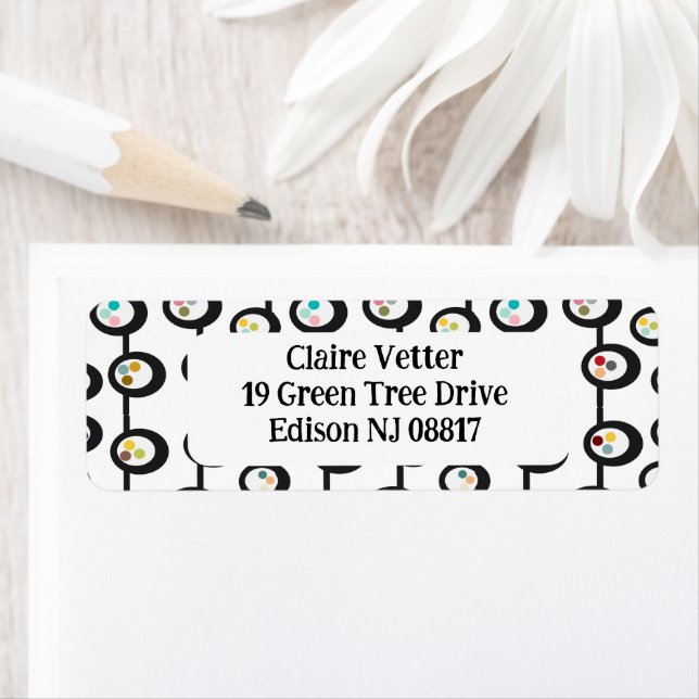 Rain Chains Returadress Etikett (Insitu)