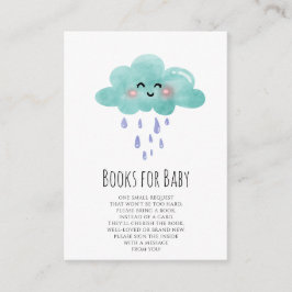 Rain Cloud-böcker för babyflicka-kort Tilläggskort