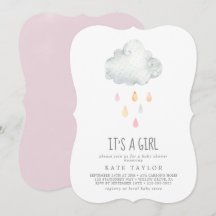 Rain Cloud Det är en inbjudan till en babyliten.