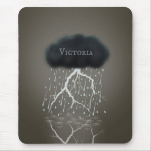Rain Cloud & Lightning Surreal Fantasy-Anpassnings Musmatta