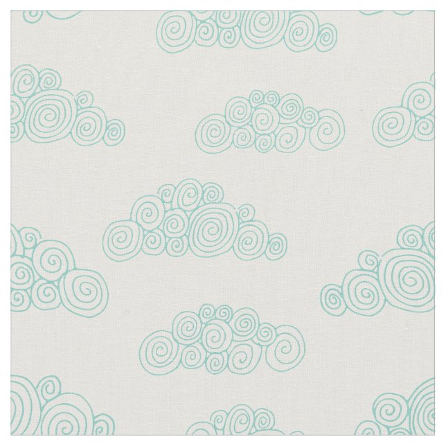 Rain Clouds Tyg (Närbild)