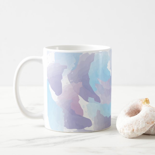 Rain Clouds Watercolor Kaffemugg (Med munk)