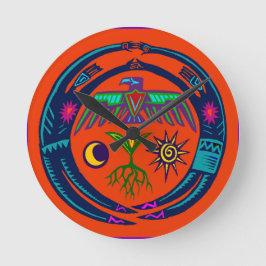 Rain Dance Rund Klocka