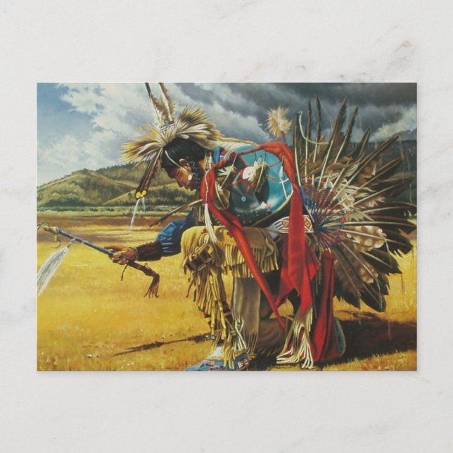 Rain Dance Vykort (Framsida)