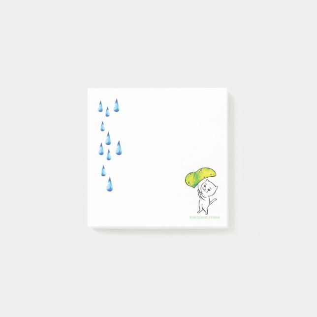 Rain drop notes post-it block (Framsida)