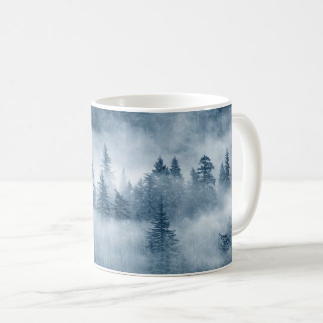 Rain Forest Clouds in Pacific Northwest Kaffemugg (Framsida höger)