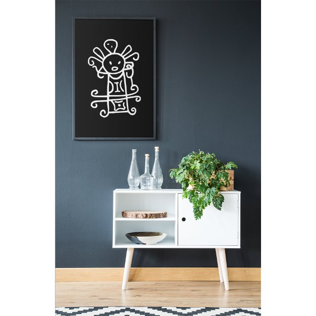 Rain Goddess: Petroglyph of Fertility and life Poster (Skapare uppladdad)