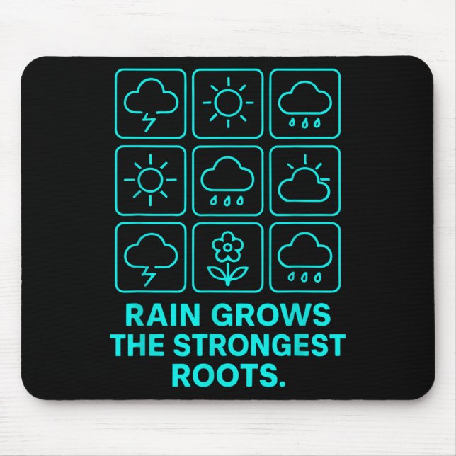 Rain Grows The Strongest Roots Resilience Motivati Musmatta (Framsidan)