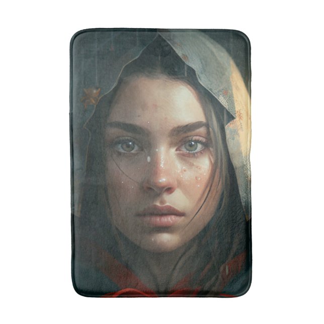 Rain hood girl badrumsmatta (Framsidan (Vertikal))