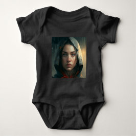Rain hood girl t shirt