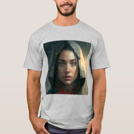 Rain hood girl t shirt