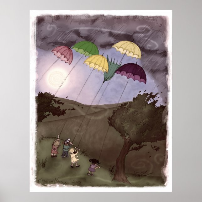 Rain Kites Poster (Framsidan)