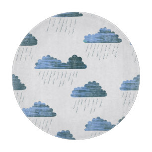 Rain Mönster: Mörk Clouds Vintage