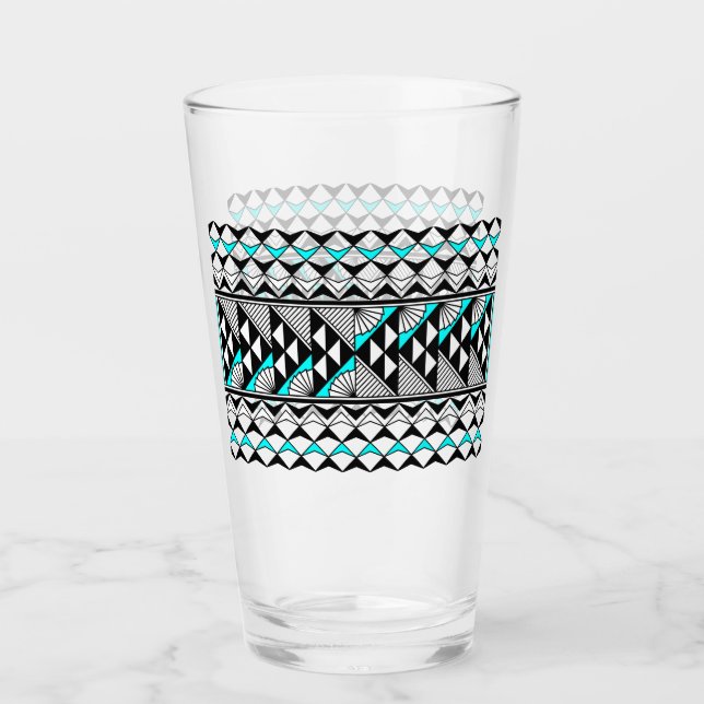 Rain och Sol i turkos Glaskopp (Framsida)