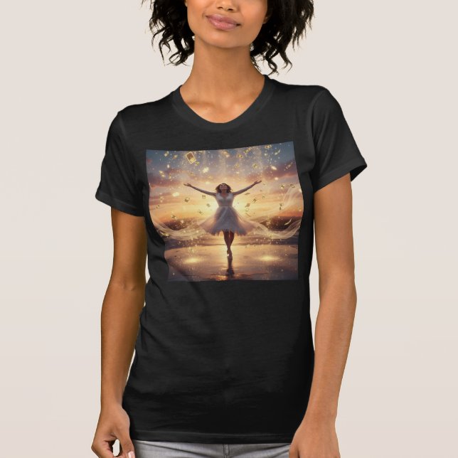 Rain of Miracles Divine Abundance Alignment Art T Shirt (Framsida)