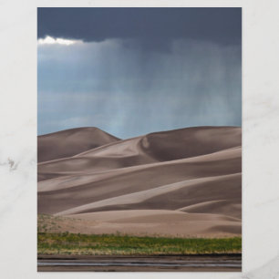 Rain på Underbara Sand Dunes