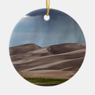 Rain på Underbara Sand Dunes Julgransprydnad Keramik