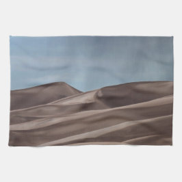 Rain på Underbara Sand Dunes Kökshandduk