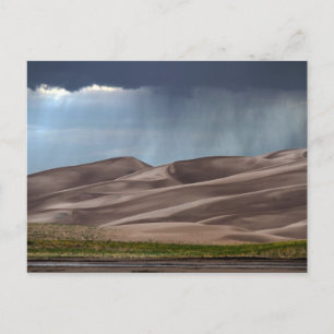 Rain på Underbara Sand Dunes Vykort