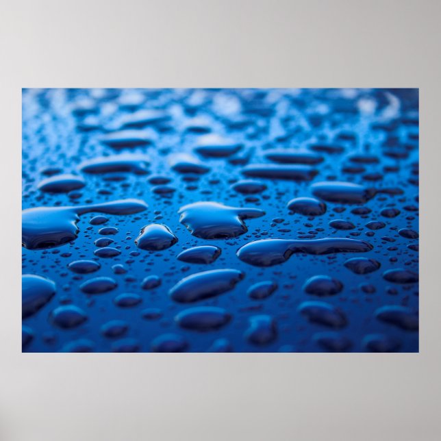 Rain rainbeads vatten regndroppar poster (Framsidan)