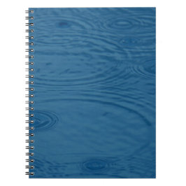 Rain Ripples (Blå Vatten Vinkara) Anteckningsbok