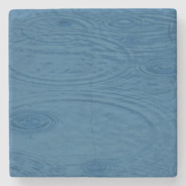 Rain Ripples (Blå Vatten Vinkara) Stenunderlägg