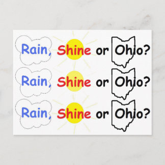 Rain, Shine eller Ohio? Vykort
