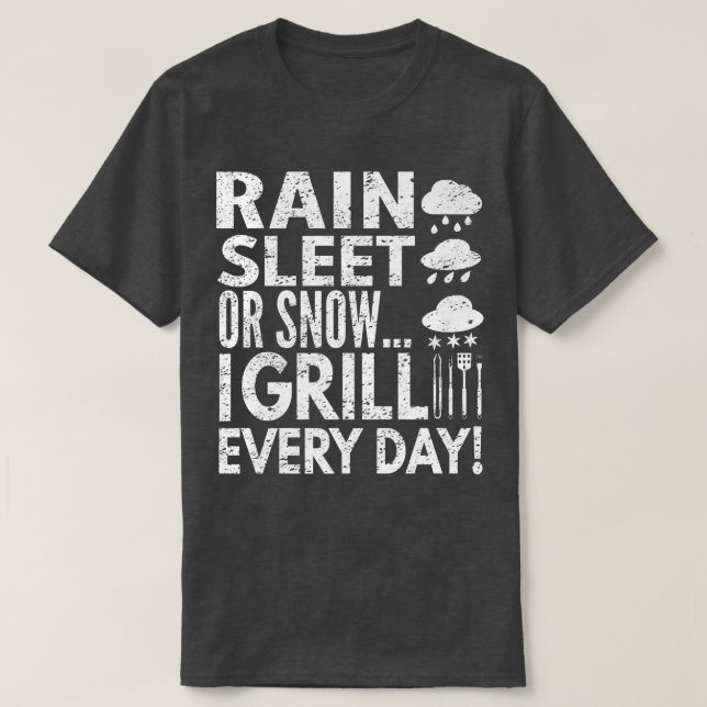 Rain Sleet eller Snö T Shirt (Design framsida)