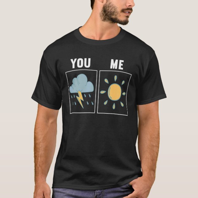 Rain & Sol You & Me Ironic Positive Känslor T Shirt (Framsida)