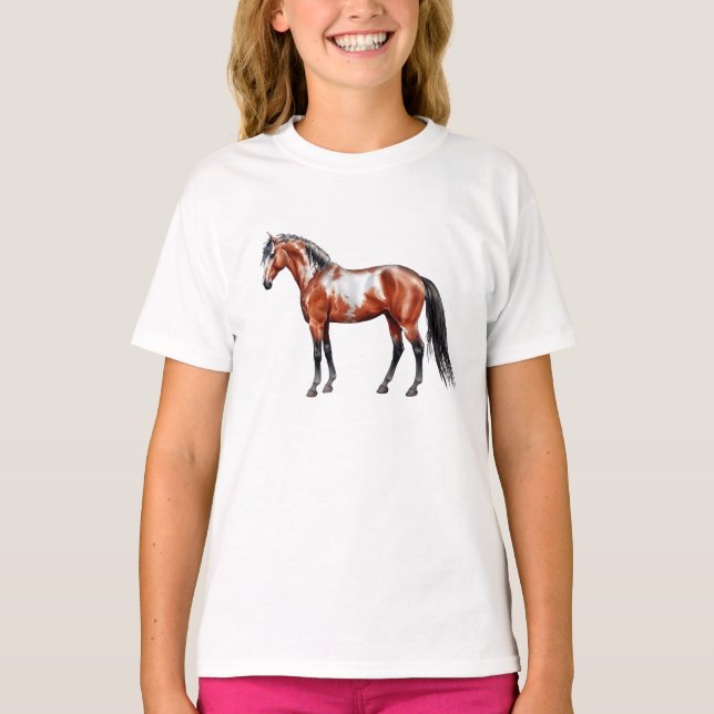 Rain Spirit - Pferd, stehend - Poster,  T Shirt (Framsida)