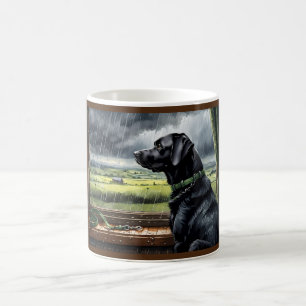 Rain Stops Play Labrador Kaffemugg