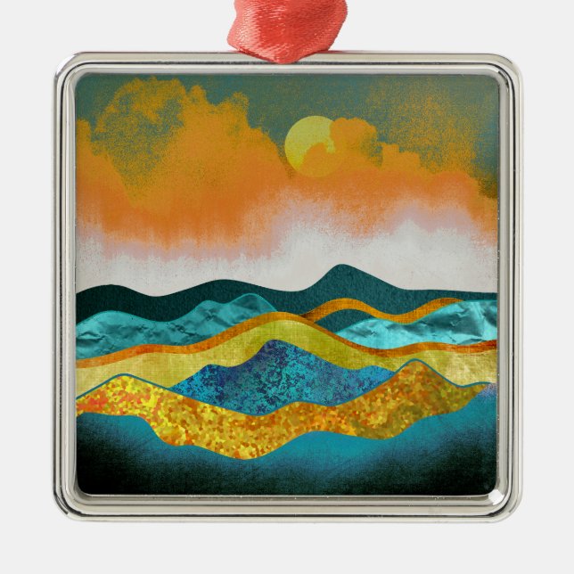 Rain Storm Julgransprydnad Metall (Framsidan)