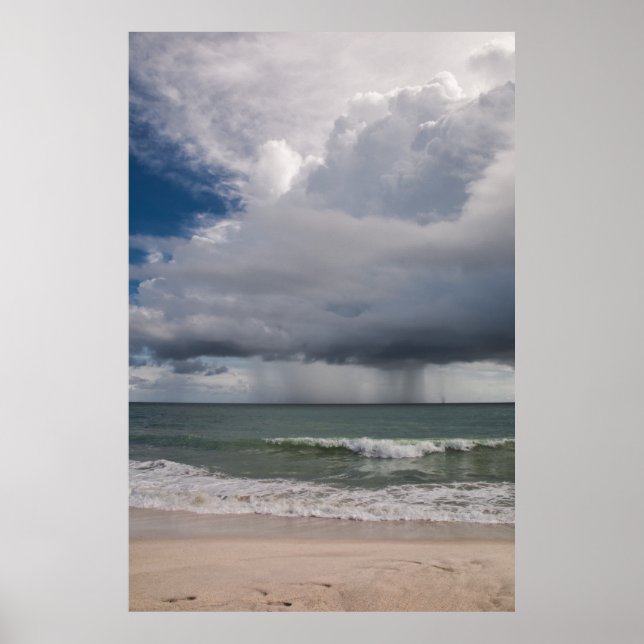 Rain Storm over Atlanten Poster (Framsidan)