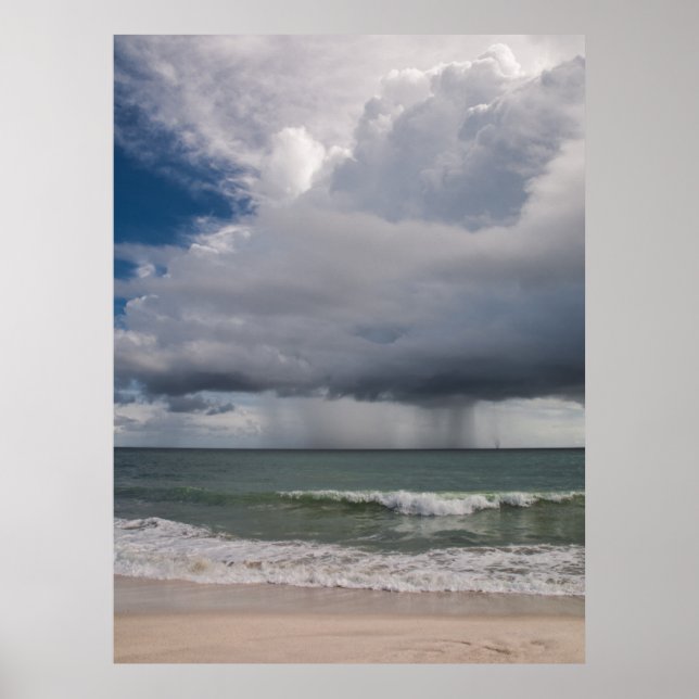 Rain Storm over Atlanten Poster (Framsidan)