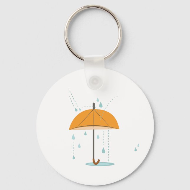 Rain Umbrella Nyckelring (Framsida)