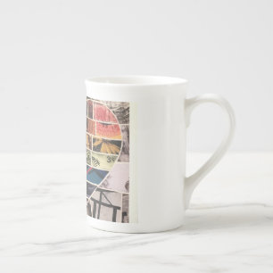 RAINBÅDA HEART MUGG BENPORSLIN MUGG