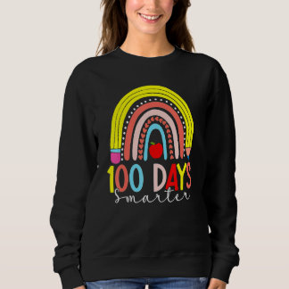 Rainbow 100 Days Smarter Happy 100 Days Of School T Shirt